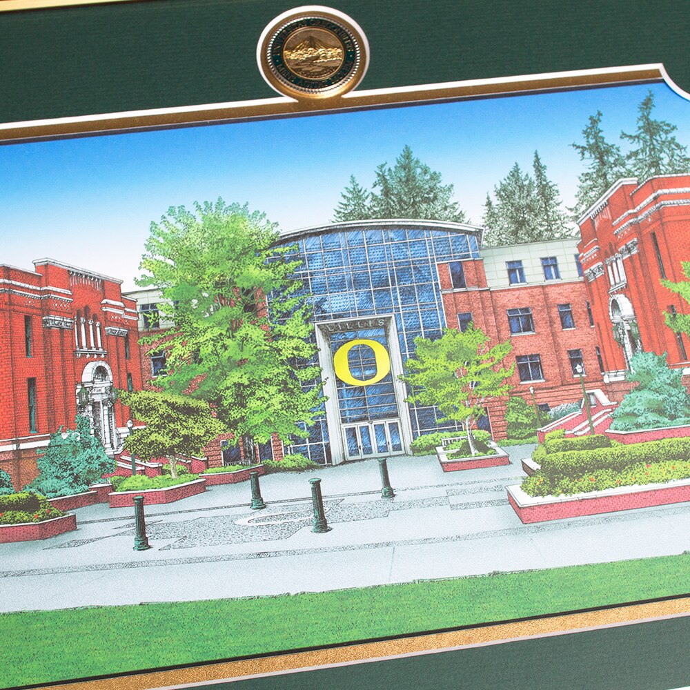 Elite, Lithograph, Diploma, Frame, Cherry